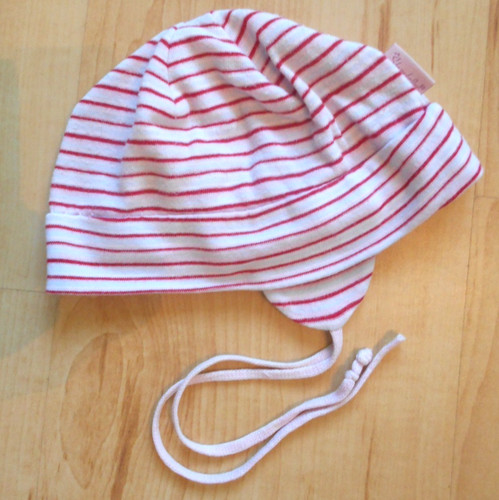 Hut mütze rosa rot gestreift - hut,